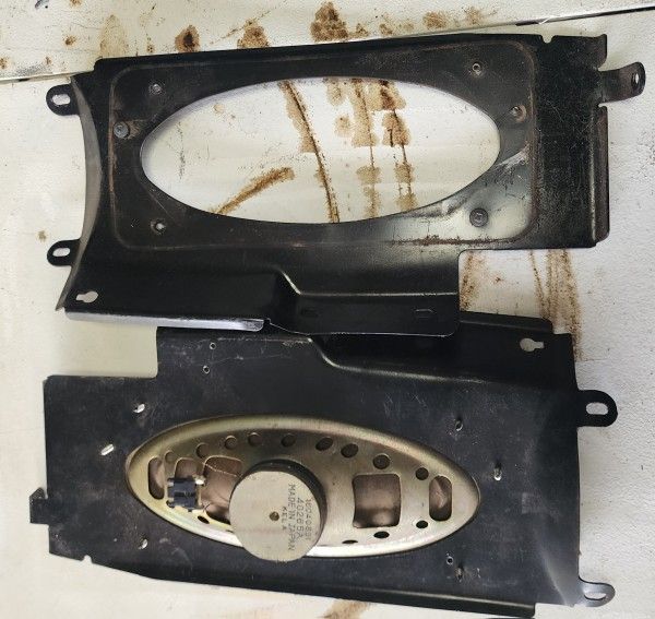 Speaker Covers Off My 1984 Chevy Silverado C10 Behind Your Seat