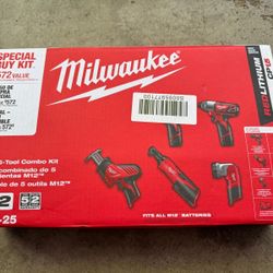 Milwaukee M12 5 Tool Combo Kit