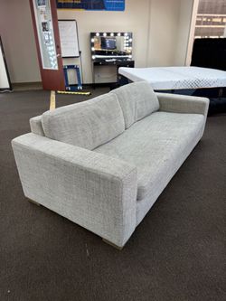 Modern Gray Fabric Sofa