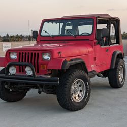 1992 Jeep Wrangler YJ Manual 4x4 Clean Title