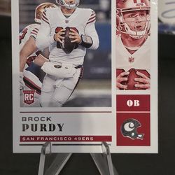 Brock Purdy Red Rookie Card