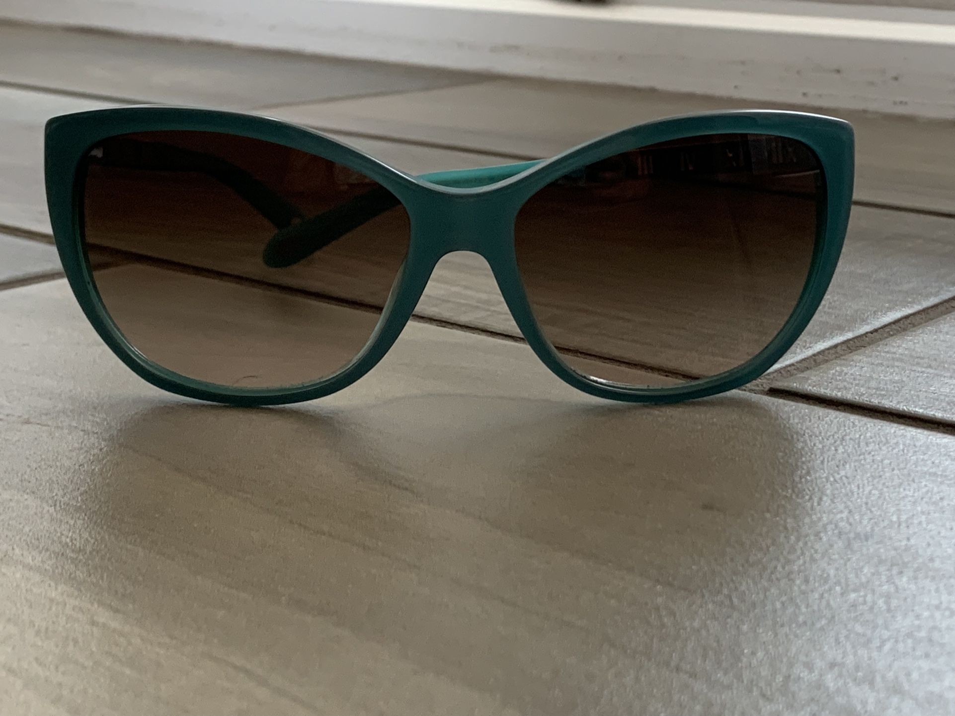 Tiffany & Co Designer Teal sunglasses