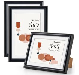 Set Of 3 Photo Frames 5 X 7 / 4 X 6