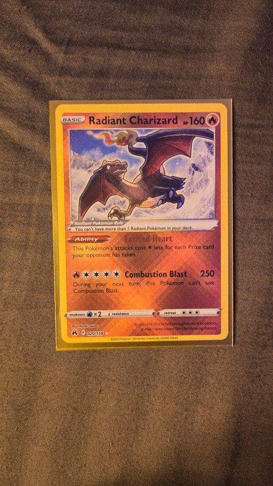 Radiant Charizard #20 Crown Zenith