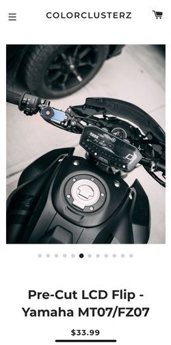 Yamaha mt 07 lcd flip deals