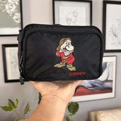 Disney Grumpy Black Fannypack Bag