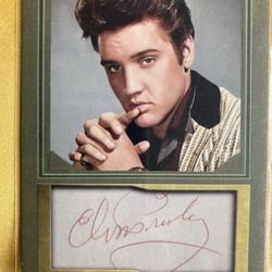 Autographed ELVIS Card ONLY $10. FREE SHIPPING