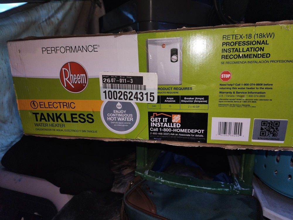 Tankless Hotwater Heater