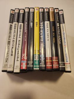 PS2 games - 11 game bundle Japanese import (NTSC-J)