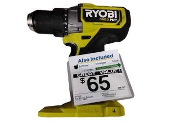 Ryobi Pbldd01 Green Cordless Impact Drill