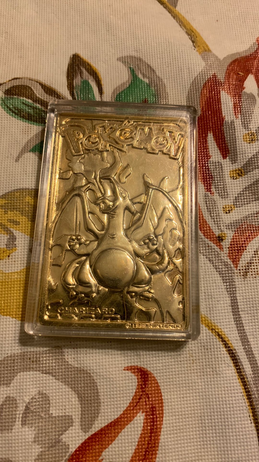1999 Gold Plated Pokémon Charizard