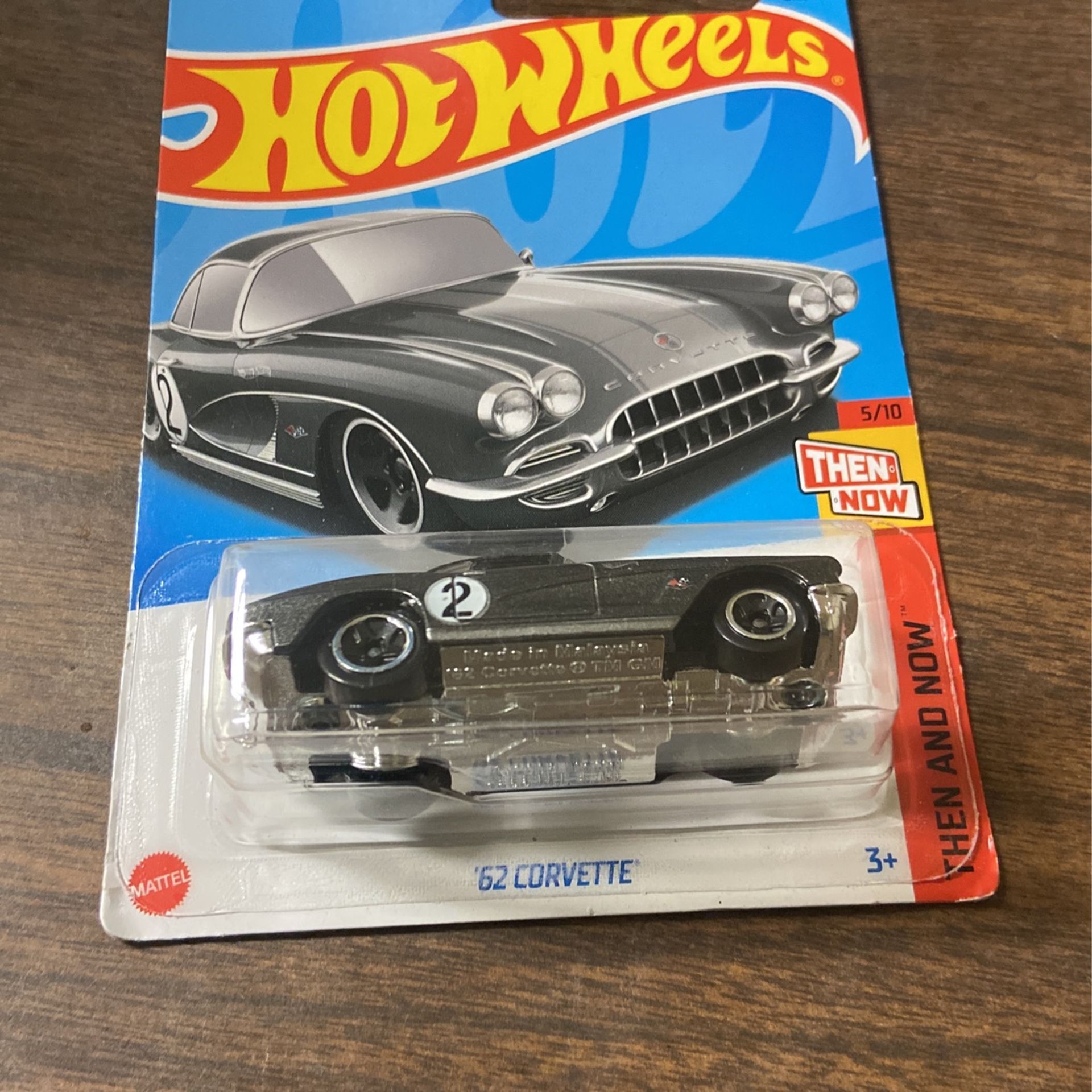 62 Corvette (dark grey colour) - Hot Wheels Then and Now 2023 (5/10) (216/250)