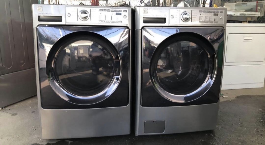 🍂SET WASHER AND DRYER KENMORE 🍂✔️STAINLESS STEEL ✔️ 🆓️FREE DELIVERY🆓️