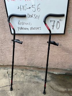 DonJoy Rebound Forearm Crutches Pair