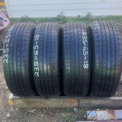 235/65/18 Used Tires They Are Matching 