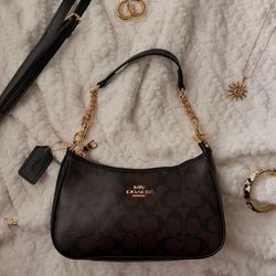 Cosch Brown and Black Teri Purse