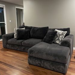 Black Sectional Couch