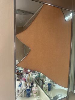 Repair bathroom mirror