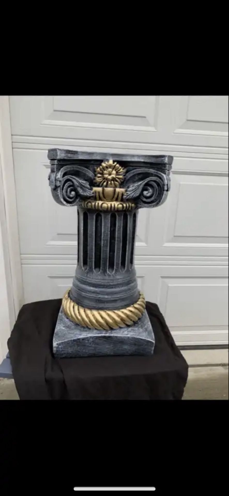 Medium Sized Stone Color Pedestal