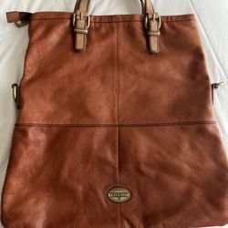 Fossil Vintage 1954 Genuine Leather Crossbody Shoulder Bag