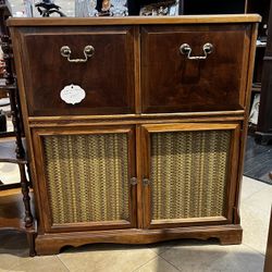 Antique Stereo Cabinet 