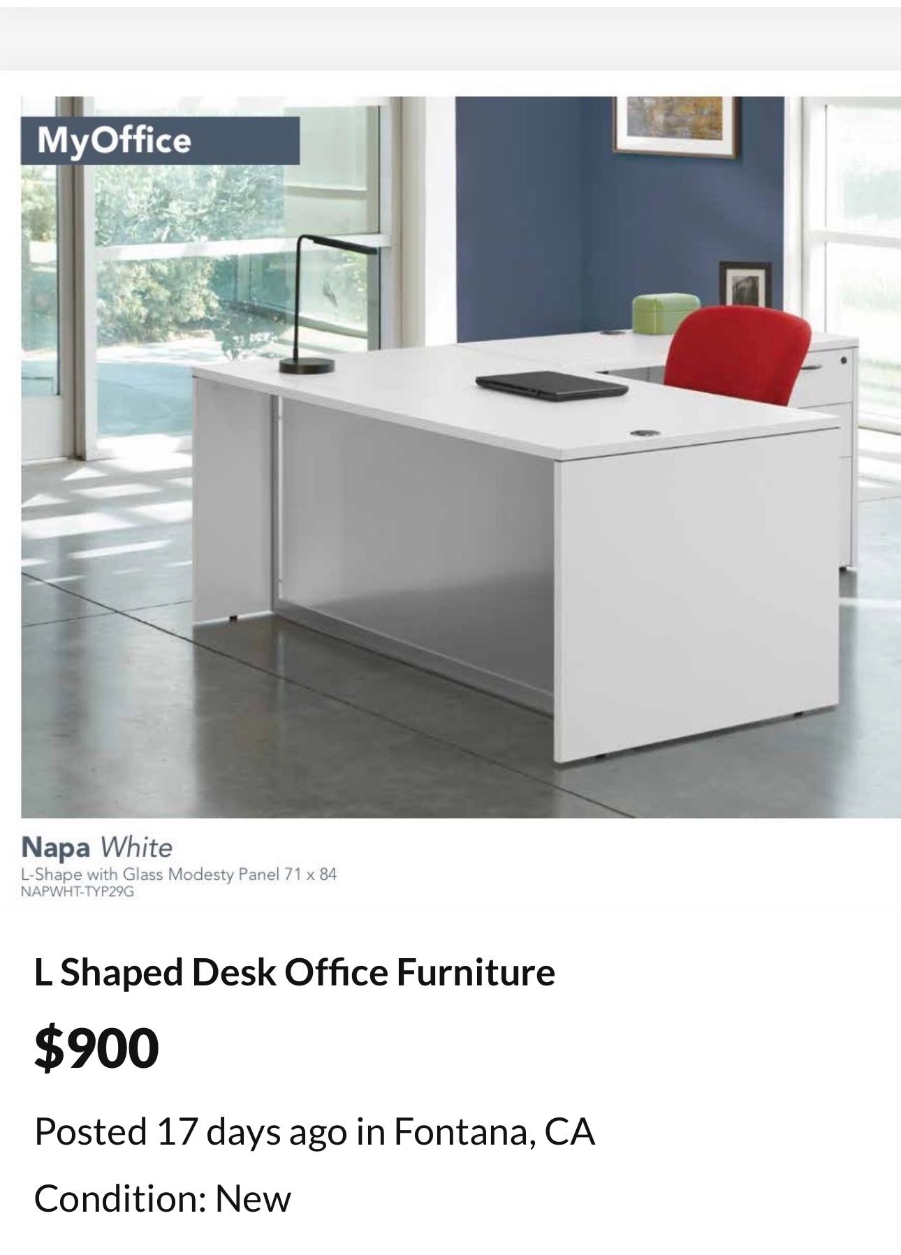 L Shaped Desk Office Furniture