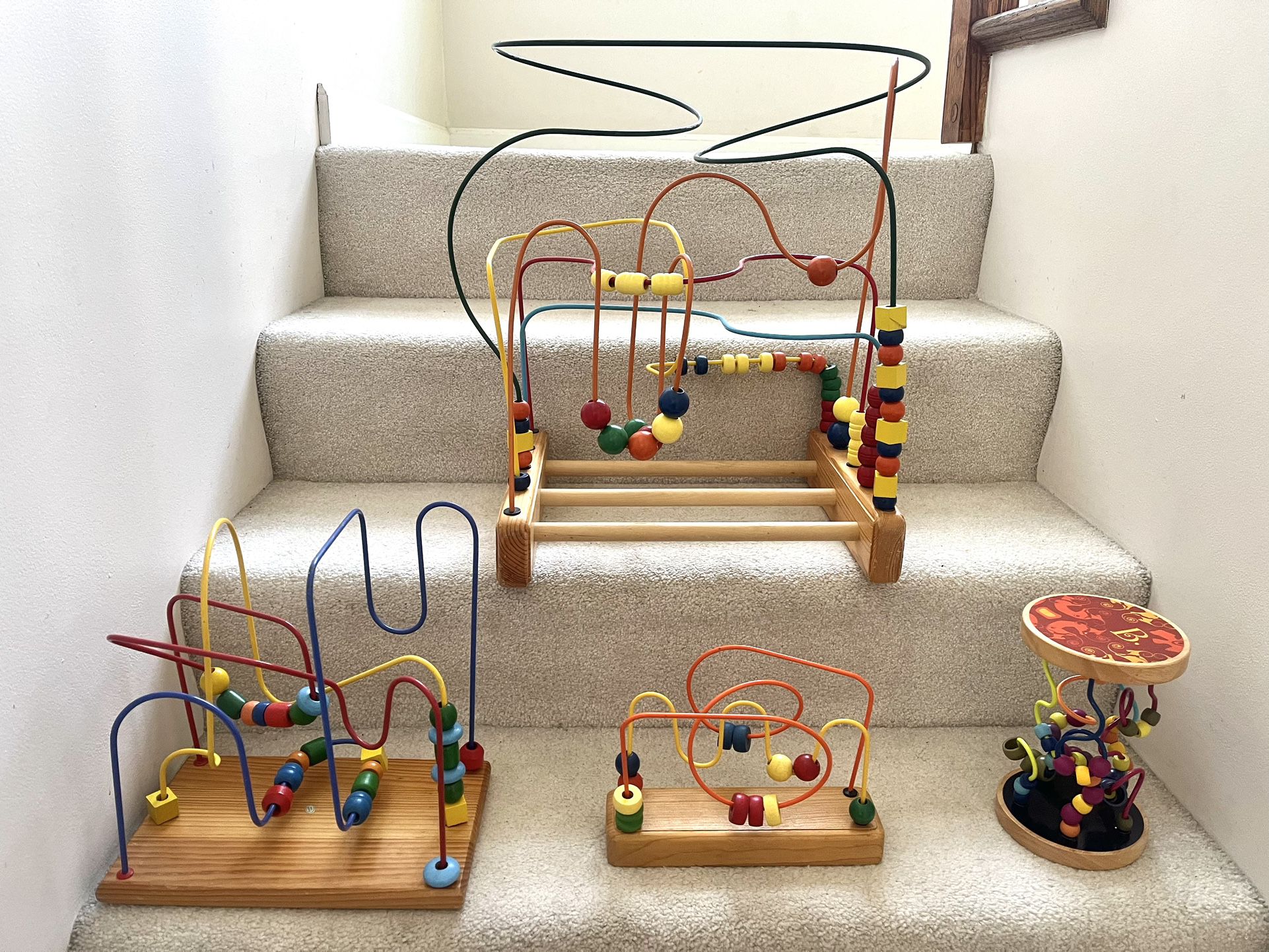Kids Wooden Maze Bead Toys $6-$15 Each Or all $35