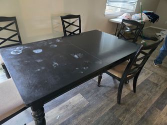 Dinning table and chairs