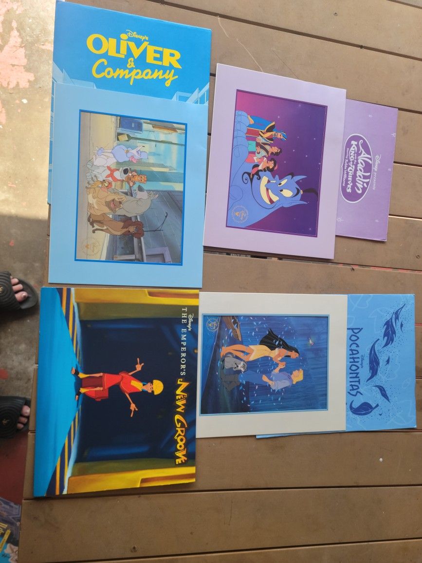 Disney lithographs