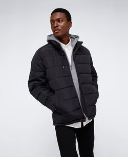 Kenneth Cole men’s black puffer jacket