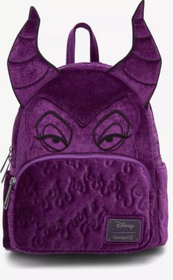 Sleeping Beauty Maleficent  Mini Backpack With Matching Wallet 