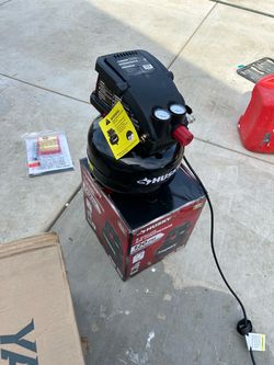 Shop Husky 3 Gal. 120 PSI Portable Electric Oil-Free Light Duty Pancake Air Compressor with Fold Down Handle and 1-Quick Coupler Questions & Answers (