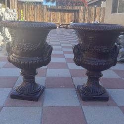 New Flower Pots Made Out Of Cement Perfect Gift 🎁 