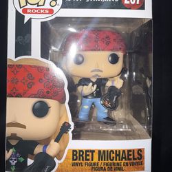 Funko Pop Rocks Bret Michaels #207 Music
