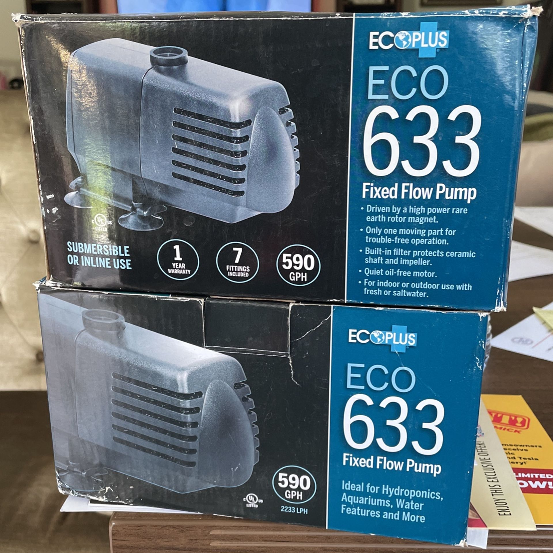 Ecoplus 633 Fixed Flow Pump 590gph Submersible