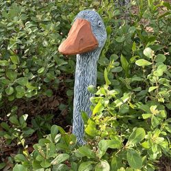Concrete Goose Garden Sculpture
