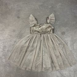 Green Sparkling Girl Dress
