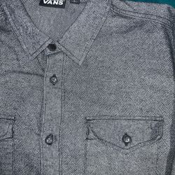 VANS. LONG-SLEEVE. CHARCOAL. GRAY. $22