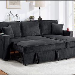 Sectional Black Color 