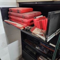 Tool Storage Cabinets & Lateral Files Filing - Several of Each - Heavy Duty Toolboxes