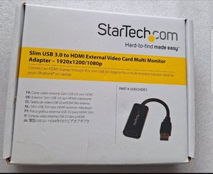 https://offerup.com/redirect/?o=U3RhclRlY2guY29t USB 3.0 to HDMI Adapter - Slim/Compact USB Type A (USB32HDES) NEW