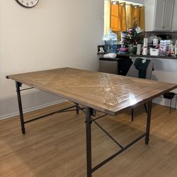 Industrial Style Dining Table