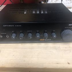 Radio Shack Optimus MPA-50 40 Watt PA Solid State Mono Amplifier.  
