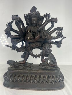 Brass Statuette Chakrasamvara India 9th-13th Chakrasamvara • Civilization: Indian