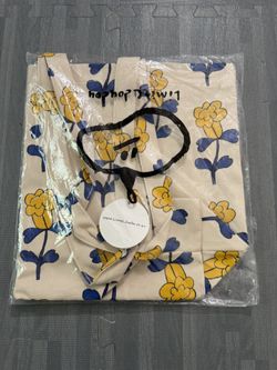 Limited doudou women’s yellow floral tote bag