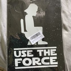 Star Wars - Use The Force Tin Sign 