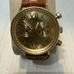 Men's 14k Gold Vicence Ref V(contact info removed)2 Quartz Chronograph Wrist Watch