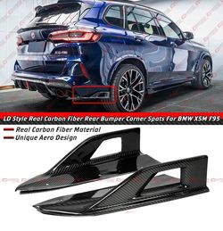 20-26 BMW X5M LD Style Carbon Fiber Rear Bumper Corner Spats
