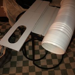 portable ac hose/window install