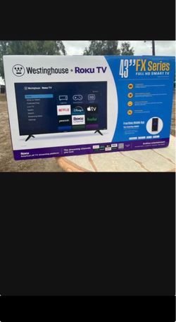 westinghouse 43” roku tv